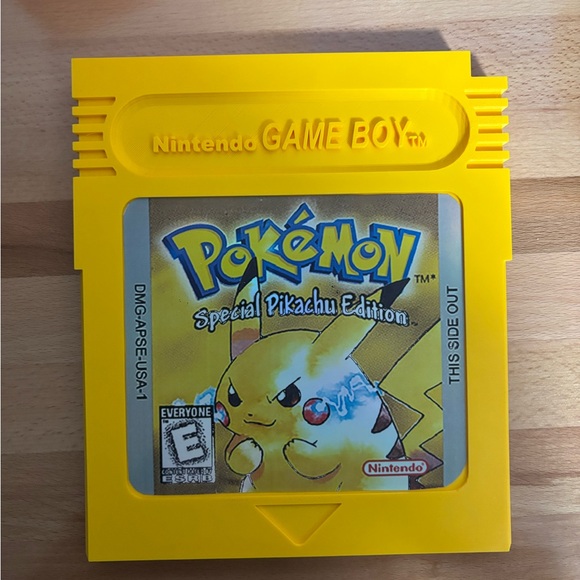 Nintendo Pokémon Game Boy Color Trio - Red, Yellow, Blue Wall Decor - Picture 4 of 7